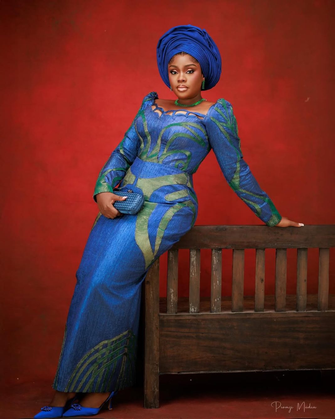 Achieve Maximum Radiance With This ‘Bluetiful’ Yoruba Bridal Look