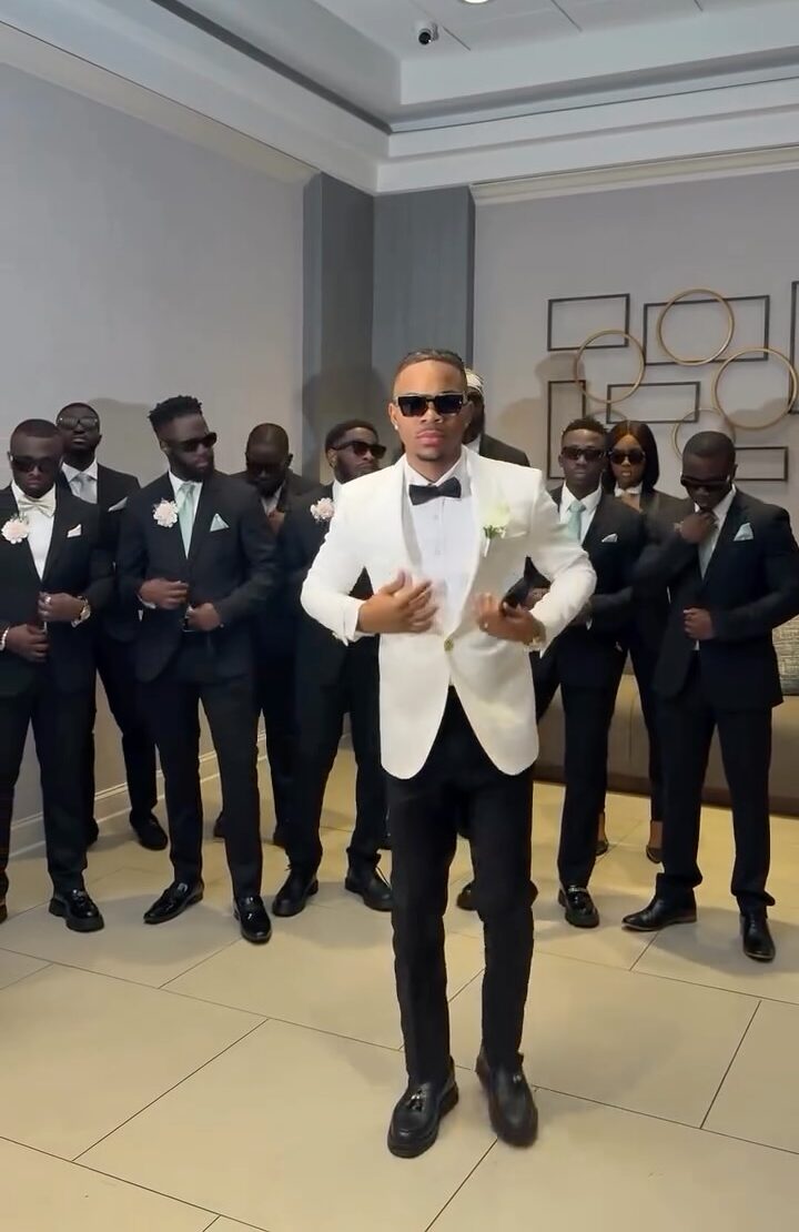 Watch This Groom Squad Go Hard & Stylish in Their Epic Transition Video