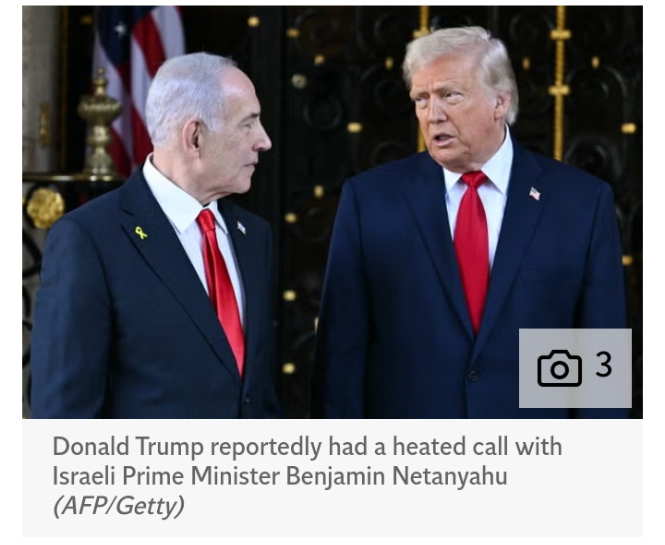 Trump Says ‘there Would Be No Israel’ If Not For Him After Clash With Netanyahu