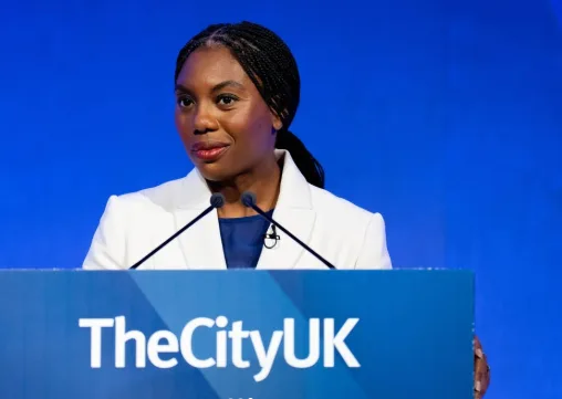 UK Party Accuses Kemi Badenoch of ‘Running Scared’ Over Farage’s Resignation